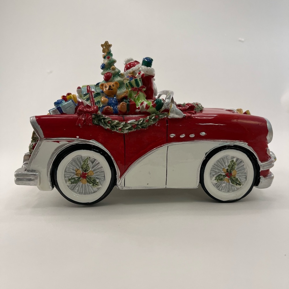 Fitz and Floyd Here Come Santa Claus Festive Car - Picture 12 of 13